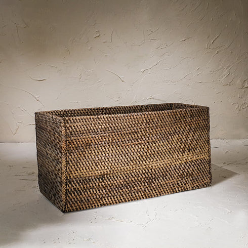 Rattan storage baskets - Different sizes and colours! - Coastal Villa Homeware